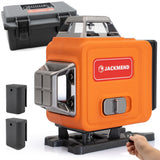 JACKMEND 4D Kreuzlinienlaser 4 bis 16 Linien - 50 Meter Messbereich - 360 Grad