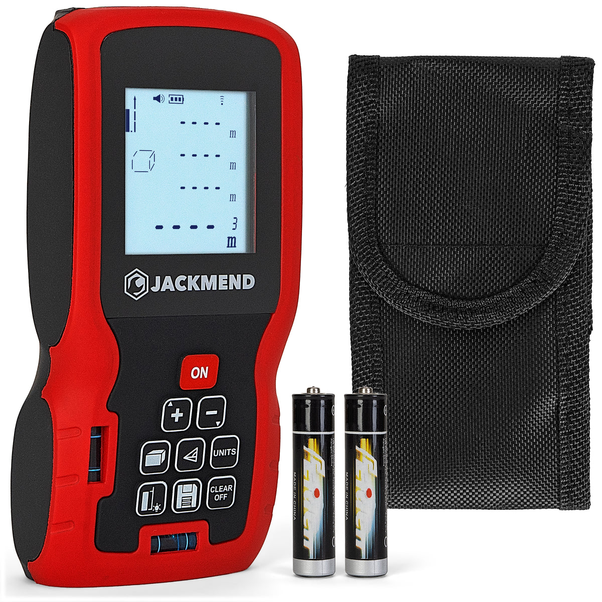 JACKMEND Professioneller Laser-Entfernungsmesser mit 100 Metern Reichweite
