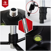 Thumbnail for JACKMEND 4D Kreuzlinienlaser Stativ - Verstellbares Dreibein Inklusive Aufbewahrungstasche - von 52 bis 145CM - 50KG Tragfähigkeit - 5/8 Zoll Gewinde