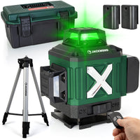 Thumbnail for JACKMEND 4D Kreuzlinienlaser mit Stativ 1,45M 4 bis 16 Linien - 50 Meter Messbereich