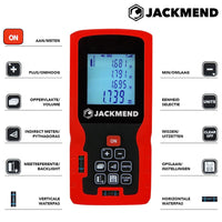 Thumbnail for JACKMEND Professioneller Laser-Entfernungsmesser mit 100 Meter Reichweite